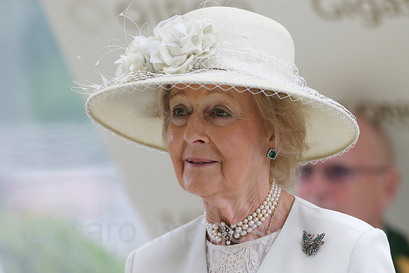 Royal Ascot, Portrait of HRH Princess Alexandra, Lady Ogilvy