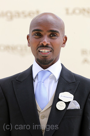 Royal Ascot, Portrait of Sir Mohamed Farah