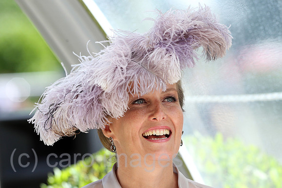 Royal Ascot, Grossbritannien, Portrait of HRH Sophie, The Countess of Wessex