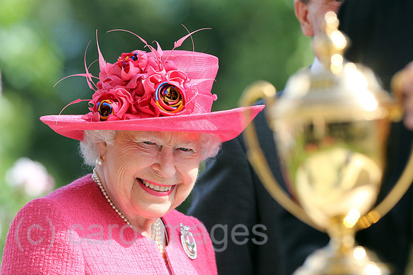 Royal Ascot, Portrait of HRH Queen Elizabeth the Second