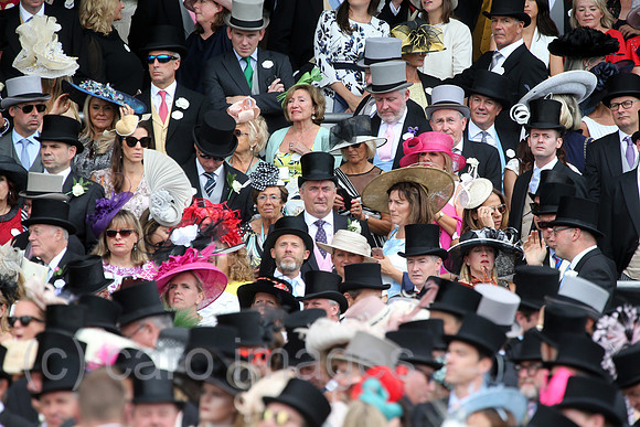Royal Ascot, Fashion, audience at the racecourse