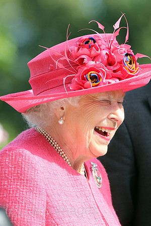 Royal Ascot, Grossbritannien, Portrait of HRH Queen Elizabeth the Second