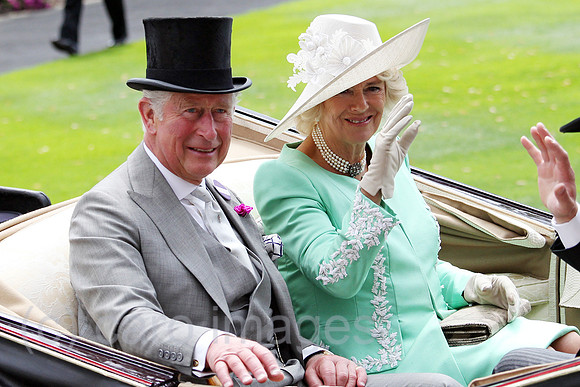 Royal Ascot, Portrait of Prince Charles and the Duchess of Cornwall, Camilla Mountbatten-Windsor