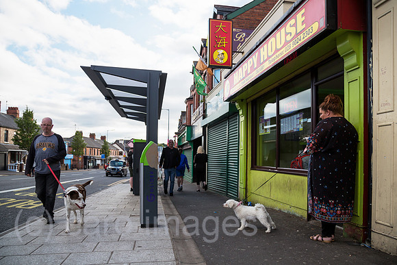 Grossbritannien, Nordirland, Belfast - Falls Road, katholisches West Belfast