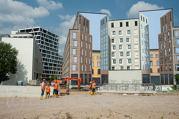 Berlin, Deutschland, Baugrundstueck Heidestrasse in der Europacity