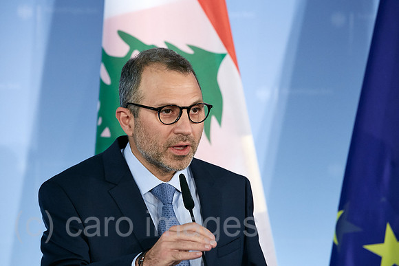 Berlin, Deutschland - Gebran Bassil, libanesischer Aussenminister.