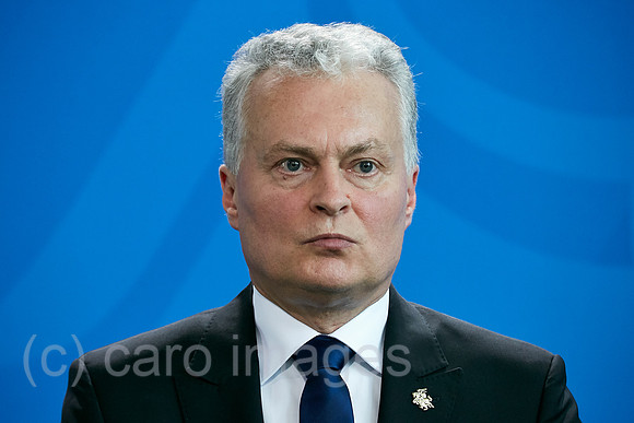 Berlin, Deutschland - Gitanas Nauseda, Praesident der Republik Litauen.
