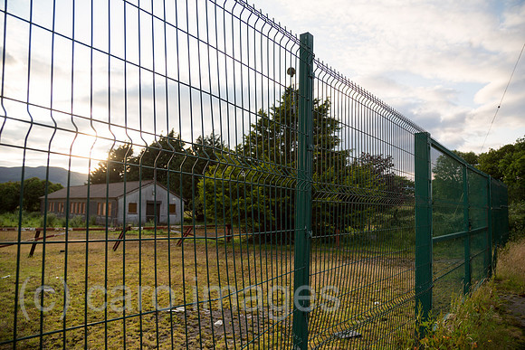 Irland, Dundalk - Irische Grenze: Stillgelegte Baracke des irischen Zolls