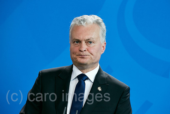 Berlin, Deutschland - Gitanas Nauseda, Praesident der Republik Litauen.