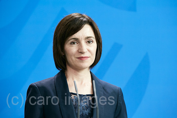 Berlin, Deutschland - Maia Sandu, Ministerpraesidentin der Republik Moldau.