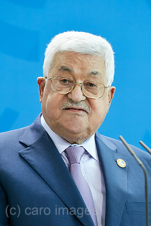 Berlin, Deutschland - Mahmoud Abbas, der Praesident der Palaestinensischen Autonomiebehoerde.