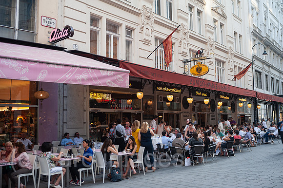 Wien, Oesterreich, Cafe und Restaurant 'Zum Schwarzen Kameel' in der Bognergasse