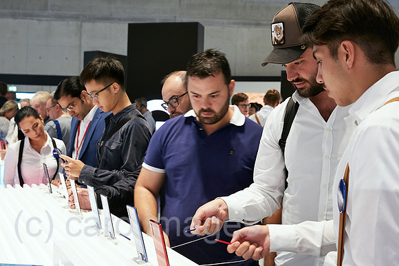 Berlin, Deutschland - SAMSUNG stellt das Galaxy Note 10+ zur IFA vor.