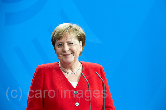 Berlin, Deutschland - Bundeskanzlerin Angela Merkel.