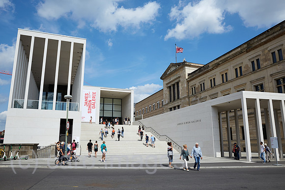 Berlin, Deutschland - James-Simon-Galerie auf der Museumsinsel.
