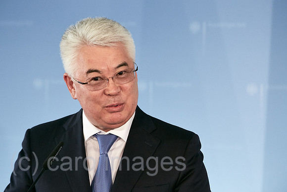 Berlin, Deutschland - Beibut Atamkulow, Aussenminister der Republik Kasachstan.