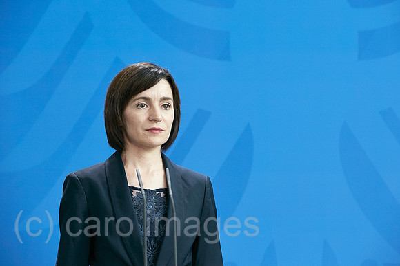 Berlin, Deutschland - Maia Sandu, Ministerpraesidentin der Republik Moldau.
