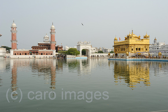 Amritsar, Indien, Heiliges Becken Amrit Sarover am Goldenen Temp