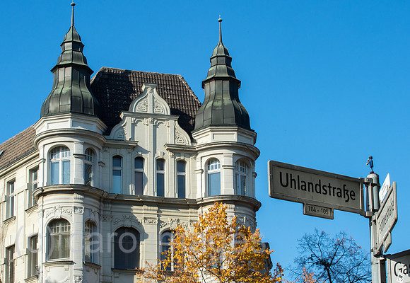 Berlin, Deutschland, Wohnbebauung in der Uhlandstrasse in Berlin-Wilmersdorf