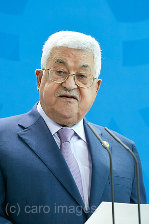 Berlin, Deutschland - Mahmoud Abbas, der Praesident der Palaestinensischen Autonomiebehoerde.