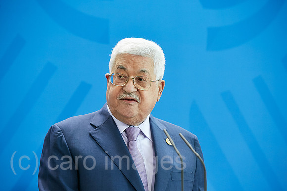 Berlin, Deutschland - Mahmoud Abbas, der Praesident der Palaestinensischen Autonomiebehoerde.