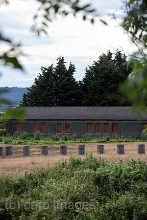 Irland, Dundalk - Irische Grenze: Stillgelegte Baracke des irischen Zolls