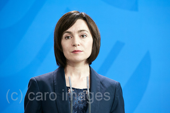 Berlin, Deutschland - Maia Sandu, Ministerpraesidentin der Republik Moldau.