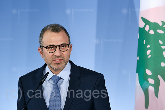 Berlin, Deutschland - Gebran Bassil, libanesischer Aussenminister.
