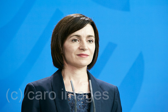 Berlin, Deutschland - Maia Sandu, Ministerpraesidentin der Republik Moldau.