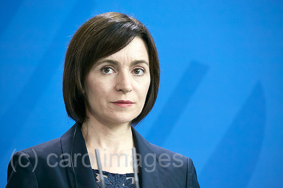 Berlin, Deutschland - Maia Sandu, Ministerpraesidentin der Republik Moldau.
