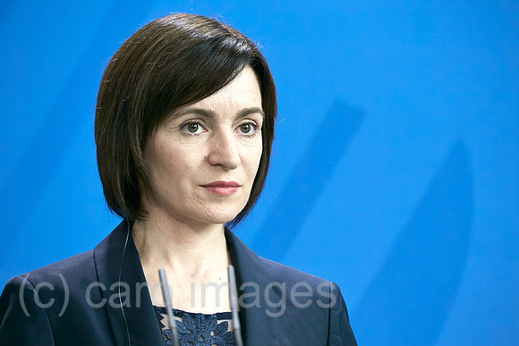Berlin, Deutschland - Maia Sandu, Ministerpraesidentin der Republik Moldau.