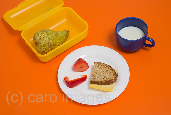 Kinderfruestueck fuer die Schule.