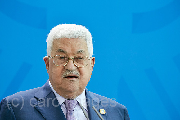 Berlin, Deutschland - Mahmoud Abbas, der Praesident der Palaestinensischen Autonomiebehoerde.