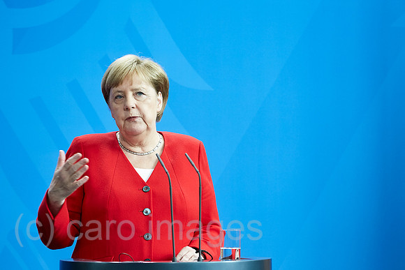 Berlin, Deutschland - Bundeskanzlerin Angela Merkel.