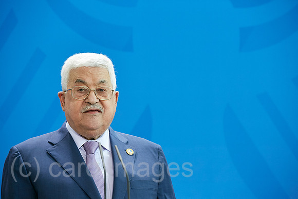 Berlin, Deutschland - Mahmoud Abbas, der Praesident der Palaestinensischen Autonomiebehoerde.