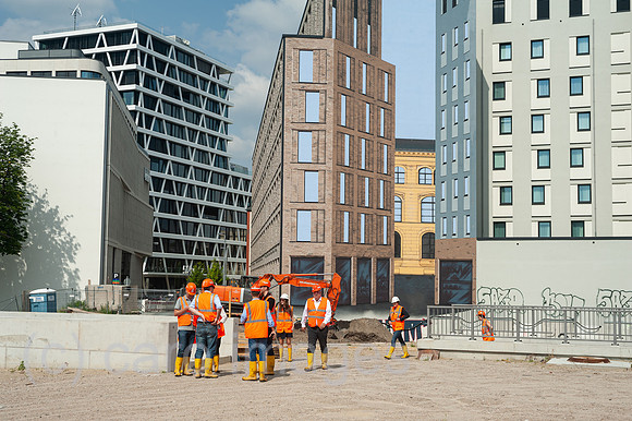 Berlin, Deutschland, Baugrundstueck Heidestrasse in der Europacity