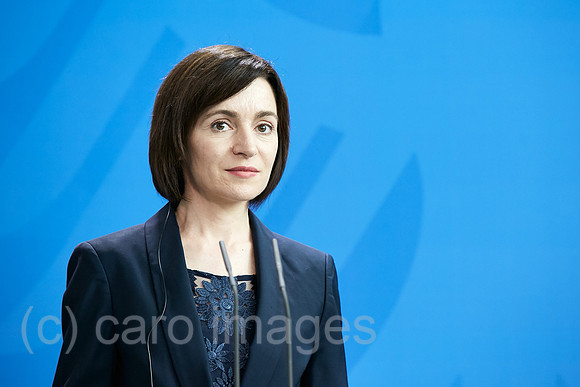 Berlin, Deutschland - Maia Sandu, Ministerpraesidentin der Republik Moldau.