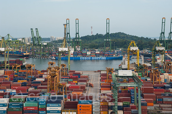 Singapur, Republik Singapur, Containerterminal