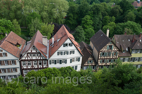Tuebingen, Deutschland, Fachwerkhaeuser in der Altstadt