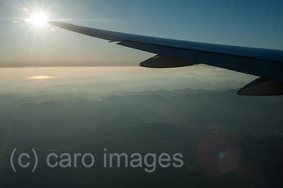 Schweiz, Flug von Singapur nach Zuerich