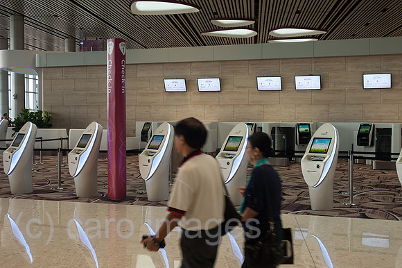 Singapur, Republik Singapur, Neues Terminal 4 am Flughafen Changi