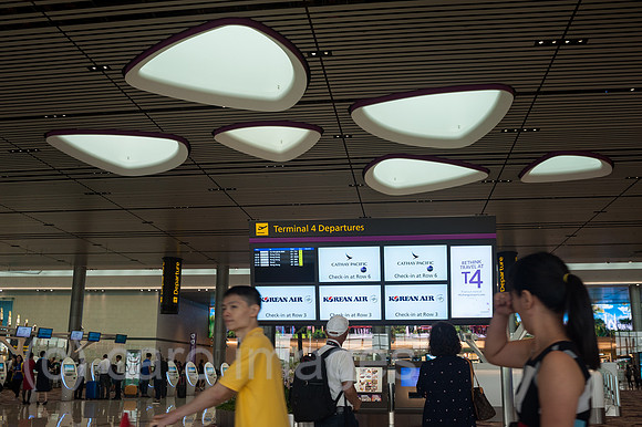 Singapur, Republik Singapur, Neues Terminal 4 am Flughafen Changi