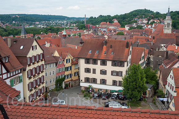 Tuebingen, Deutschland, Ein Blick auf die Altstadt
