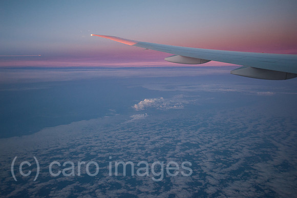 Schweiz, Flug von Singapur nach Zuerich