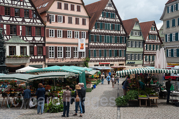 Tuebingen, Deutschland, Marktplatz in der Altstadt