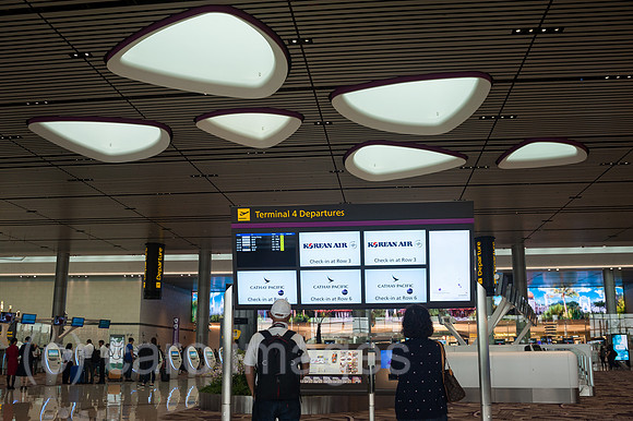Singapur, Republik Singapur, Neues Terminal 4 am Flughafen Changi