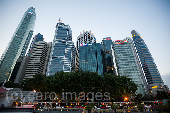 Republik Singapur, Wolkenkratzer des Finanzdistrikts