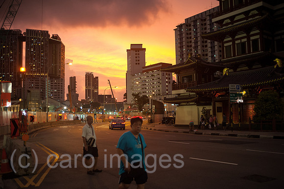 Singapur, Republik Singapur, South Bridge Road in Chinatown