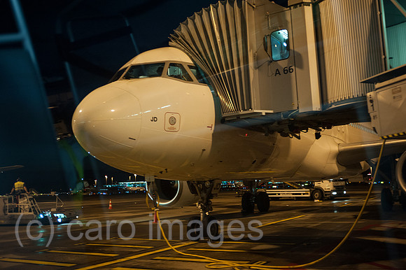 Zuerich, Schweiz, Flugzeug auf dem Flughafen Zuerich-Kloten