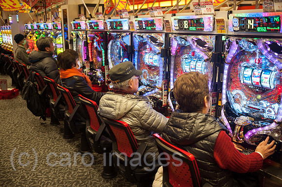 Kyoto, Japan, Pachinko Spielhalle